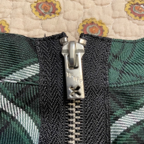 Tripp Green Plaid Micro Mini Size Small - Picture 4 of 6